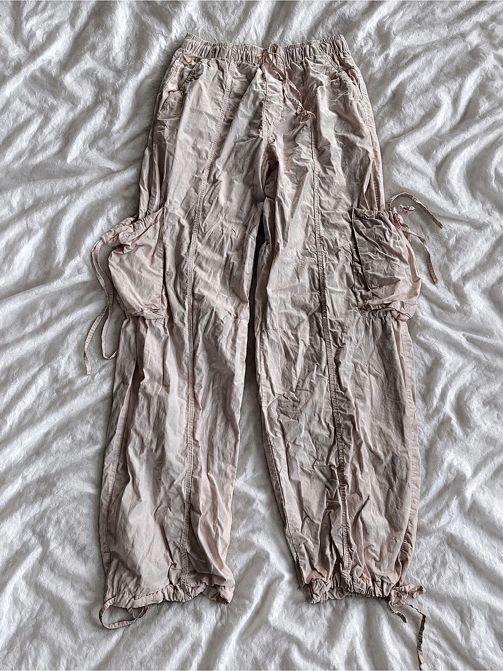 Zara Pink Cargo Jogger Pants Size XS Like New